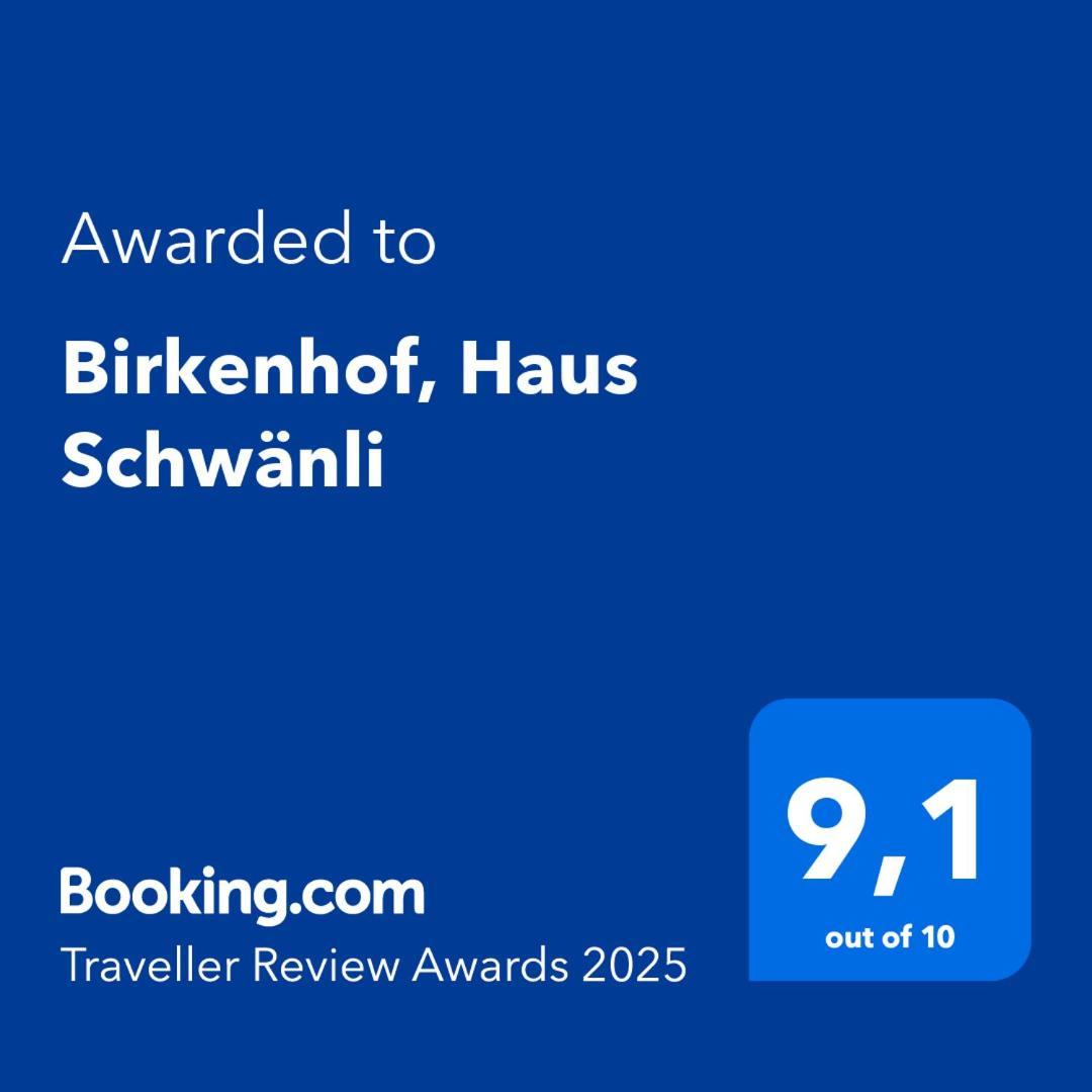 Birkenhof, Haus Schwaenli Villa Herisau Dış mekan fotoğraf
